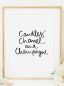 Preview: Candles, Chanel & Champagne, Poster
